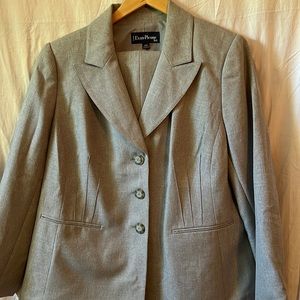 NWOT Evan Picone Gray Pantsuit